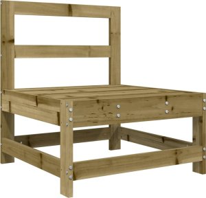 vidaXL 7-częściowy zestaw wypoczynkowy do ogrodu, impregnowana sosna 5