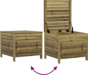 vidaXL 7-częściowy zestaw wypoczynkowy do ogrodu, impregnowana sosna 10