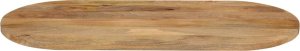 vidaXL Blat stołu, 100x40x3,8 cm, owalny, lite drewno mango 3