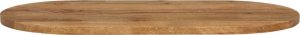 vidaXL Blat stołu, 100x50x3,8 cm, owalny, lite drewno mango 3