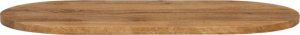 vidaXL Blat stołu, 90x40x3,8 cm, owalny, lite drewno mango 3