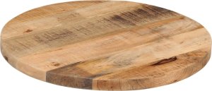 vidaXL Blat stołu, Ø 40x1,5 cm, okrągły, surowe drewno mango 2