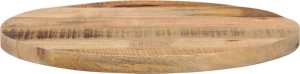 vidaXL Blat stołu, Ø 40x1,5 cm, okrągły, surowe drewno mango 3