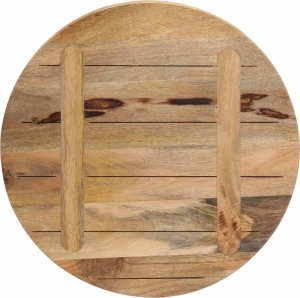 vidaXL Blat stołu, Ø 40x1,5 cm, okrągły, surowe drewno mango 5