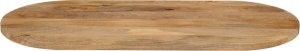 vidaXL Blat stołu, 90x40x3,8 cm, owalny, lite drewno mango 3