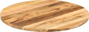vidaXL Blat stołu, Ø 70x1,5 cm, okrągły, surowe lite drewno mango 2