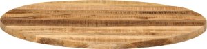 vidaXL Blat stołu, Ø 70x1,5 cm, okrągły, surowe lite drewno mango 3