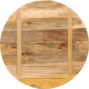 vidaXL Blat stołu, Ø 70x1,5 cm, okrągły, surowe lite drewno mango 5