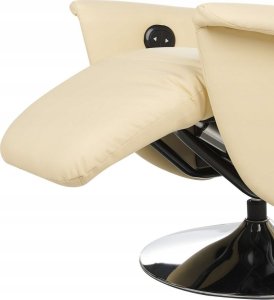 Beliani Fotel rozkładany beżowy PRIME 7