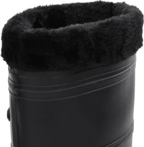 vidaXL Kalosze z wyjmowanym ociepleniem, czarne, rozmiar 41, PVC 6