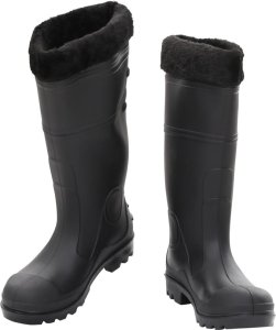 vidaXL Kalosze z wyjmowanym ociepleniem, czarne, rozmiar 39, PVC 2