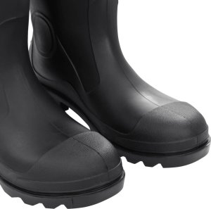vidaXL Kalosze z wyjmowanym ociepleniem, czarne, rozmiar 45, PVC 7