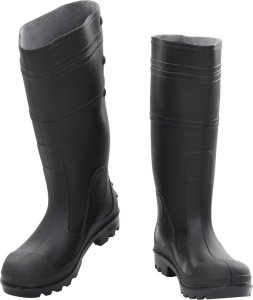 vidaXL Kalosze, czarne, rozmiar 39, PVC 2