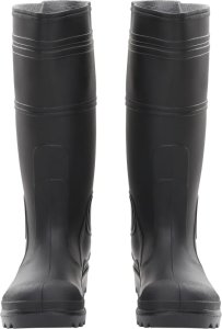 vidaXL Kalosze, czarne, rozmiar 39, PVC 3