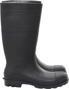 vidaXL Kalosze, czarne, rozmiar 44, PVC 4