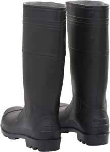 vidaXL Kalosze, czarne, rozmiar 44, PVC 5