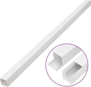 vidaXL Kanał elektroinstalacyjny, 60x40 mm, 10 m, PVC 3