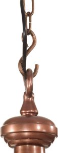 Lampa wisząca vidaXL Lampa wisząca, 25x25x134 cm, aluminium 6
