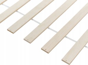 Beliani Łóżko piętrowe dziecięce domek drewniane 90 x 200 cm szare LABATUT 11