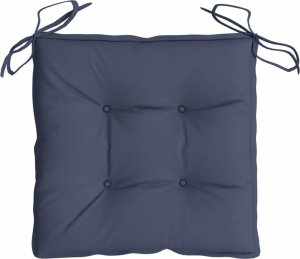 vidaXL Poduszki na krzesła, 6 szt., granatowe, 50x50x7 cm, tkanina 6