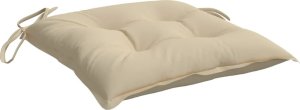 vidaXL Poduszki na palety, 2 szt., beżowe, 50x50x7 cm, tkanina Oxford 5