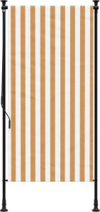 vidaXL Roleta zewnętrzna, pomarańczowo-biała, 120x270 cm 3