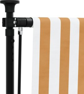 vidaXL Roleta zewnętrzna, pomarańczowo-biała, 120x270 cm 7