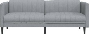 vidaXL Sofa trzyosobowa, jasnoszara, tkanina 4
