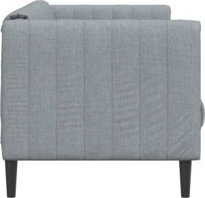 vidaXL Sofa trzyosobowa, jasnoszara, tkanina 5
