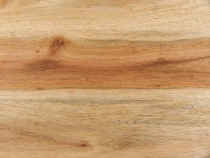 Beliani Stolik pomocniczy metalowy jasne drewno z białym OASIS 5