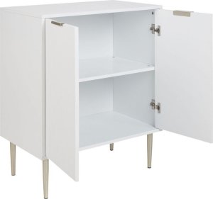 Beliani Szafka dwudrzwiowa biała SOHO 3
