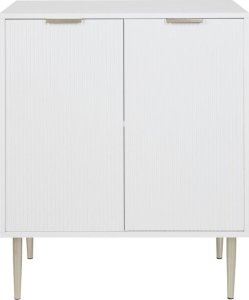 Beliani Szafka dwudrzwiowa biała SOHO 4