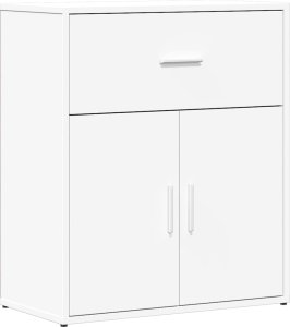 vidaXL Szafka, biała, 60x31x70 cm, materiał drewnopochodny 2