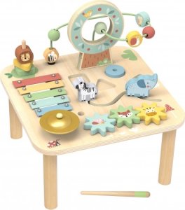 Tooky Toy TOOKY TOY Drewniany Stolik Aktywności Cymbałki Montessori 2