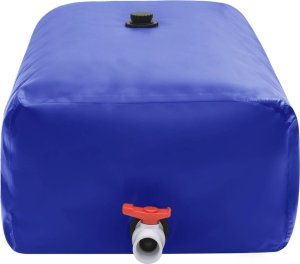 vidaXL Zbiornik na wodę deszczową, z kranikiem, składany, 1500 L, PVC 3