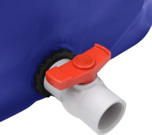 vidaXL Zbiornik na wodę deszczową, z kranikiem, składany, 1500 L, PVC 6
