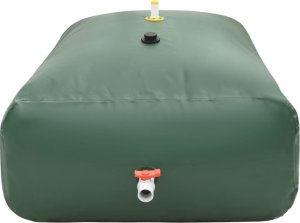 vidaXL Zbiornik na wodę deszczową, z kranikiem, składany, 5000 L, PVC 3