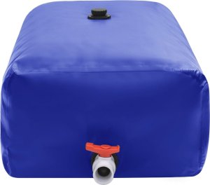 vidaXL Zbiornik na wodę deszczową, z kranikiem, składany, 670 L, PVC 3