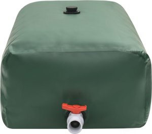 vidaXL Zbiornik na wodę deszczową, z kranikiem, składany, 670 L, PVC 3