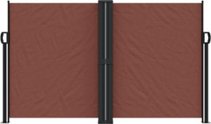 vidaXL Zwijana markiza boczna, brązowa, 140x1200 cm 3