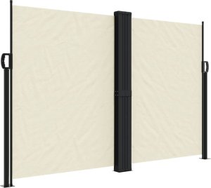vidaXL Zwijana markiza boczna, kremowa, 160x1200 cm 2