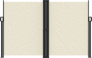 vidaXL Zwijana markiza boczna, kremowa, 160x1200 cm 3