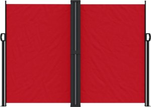 vidaXL Zwijana markiza boczna, czerwona, 180 x 1200 cm 3