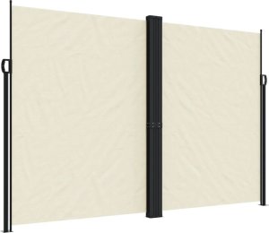 vidaXL Zwijana markiza boczna, kremowa, 220x1000 cm 2