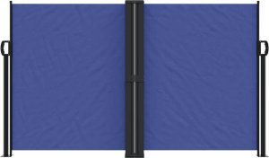 vidaXL Zwijana markiza boczna, niebieska, 140x1200 cm 3