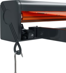 vidaXL Zwijana markiza, pomarańcz i brąz, 3,5x2,5m tkanina i aluminium 7