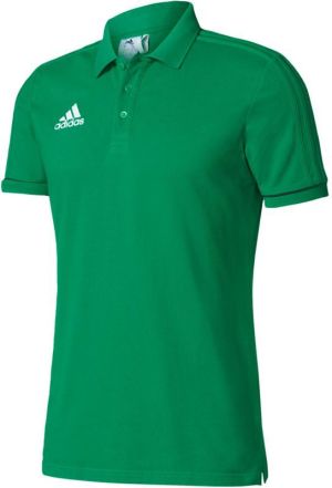 Adidas Koszulka piłkarska polo Tiro 17 zielona r. S (BQ2686) 1