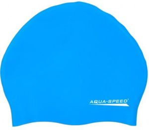 Aqua-Speed Czepek pływacki silikonowy Smart niebieski (1050) 1