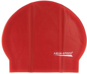 Aqua-Speed Czepek pływacki Soft Latex czerwony (1063) 1