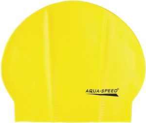 Aqua-Speed Czepek pływacki Soft Latex 18 żółty 1
